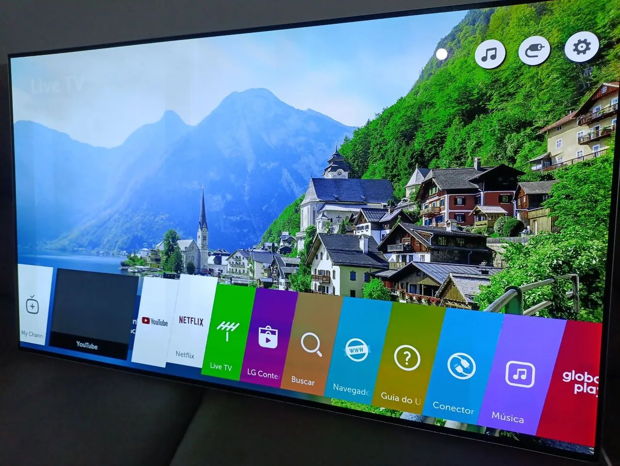 Tv 55 LG SMART conservada funcionando normalmente 
