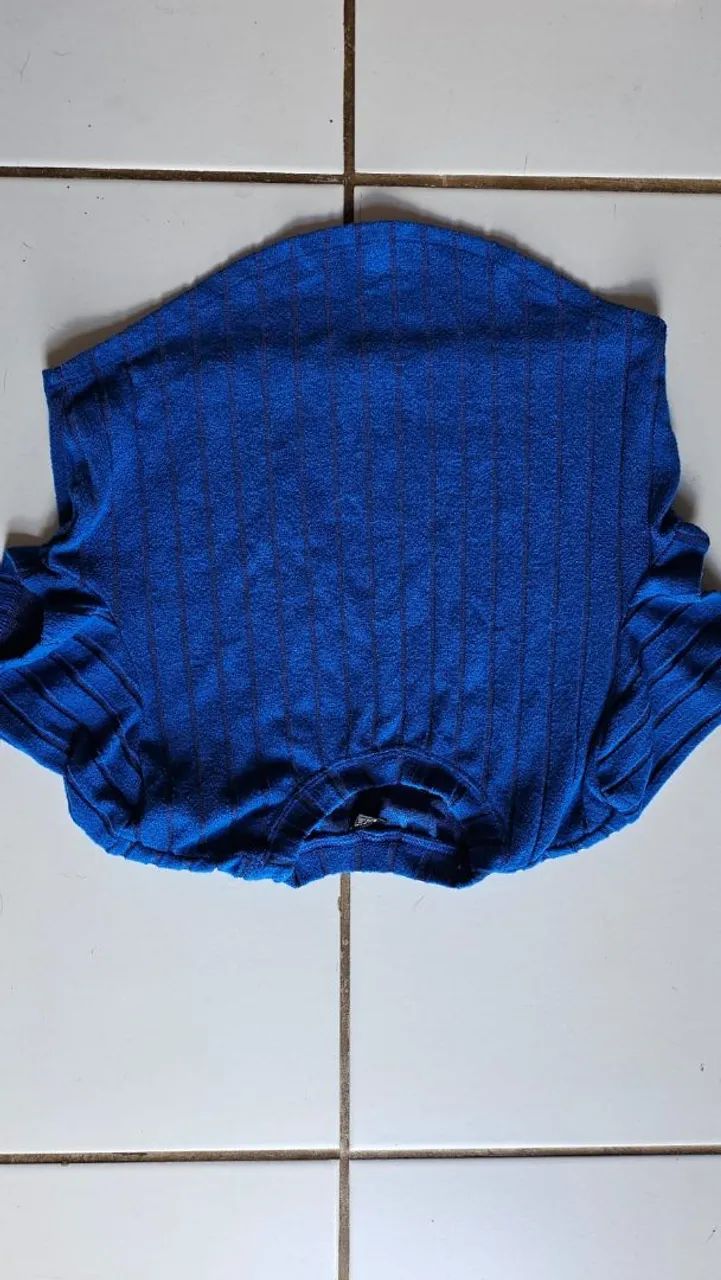 Cropped azul shein - Foto 3