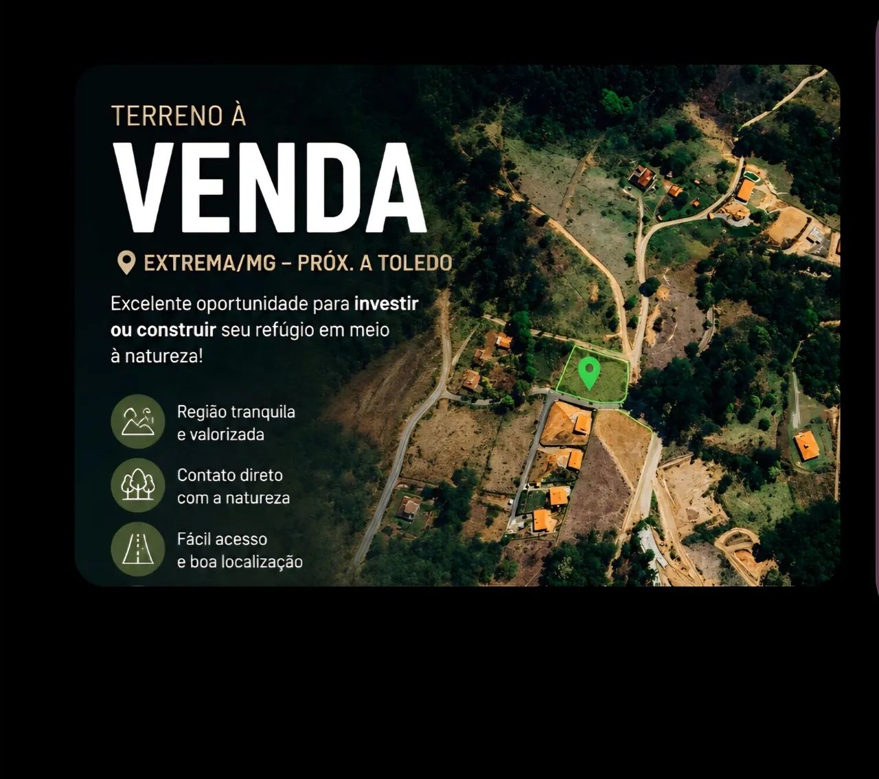 TERRENO À VENDA | EXTREMA/MG
