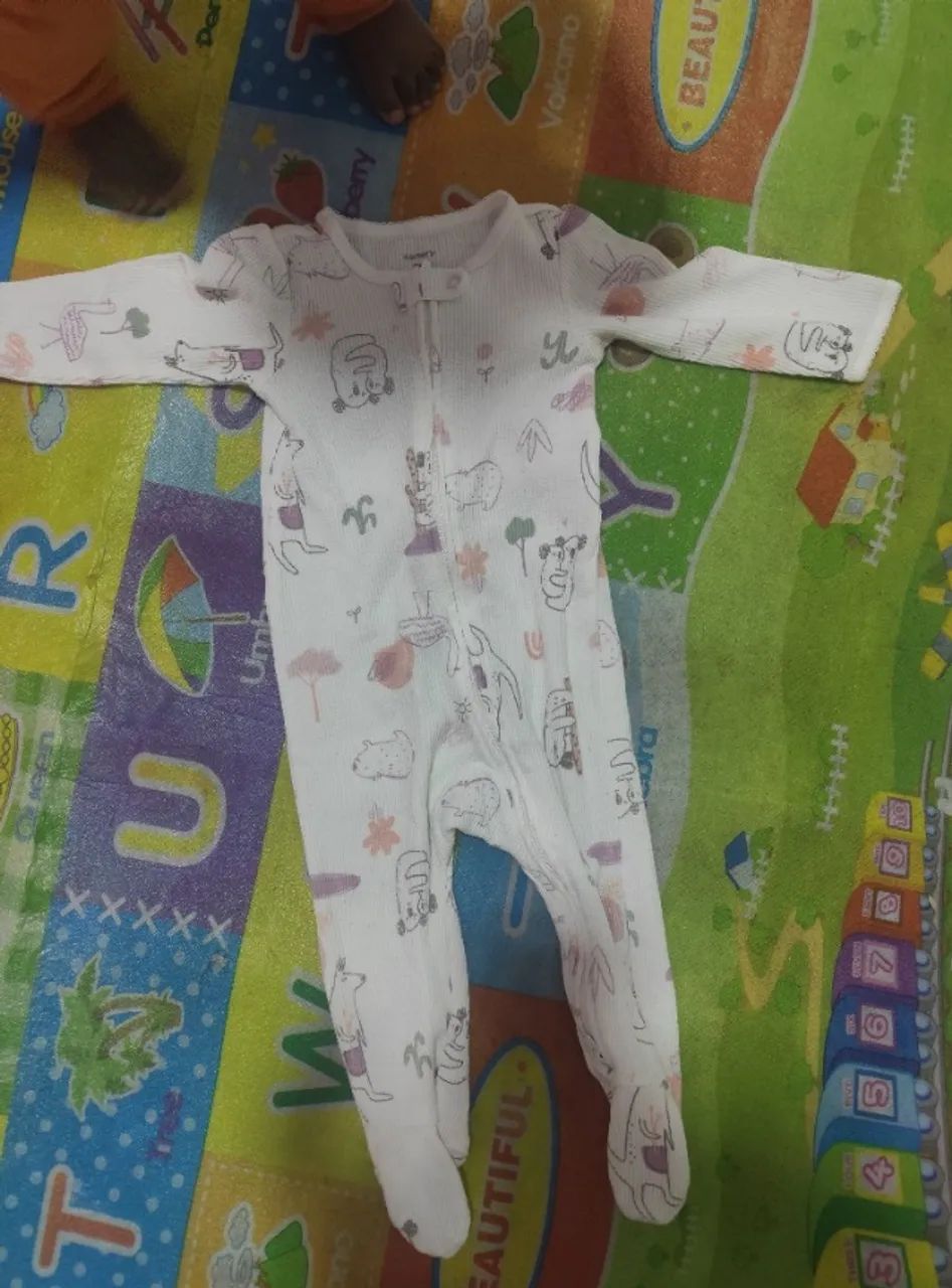 Macacao carters coala branco 9m