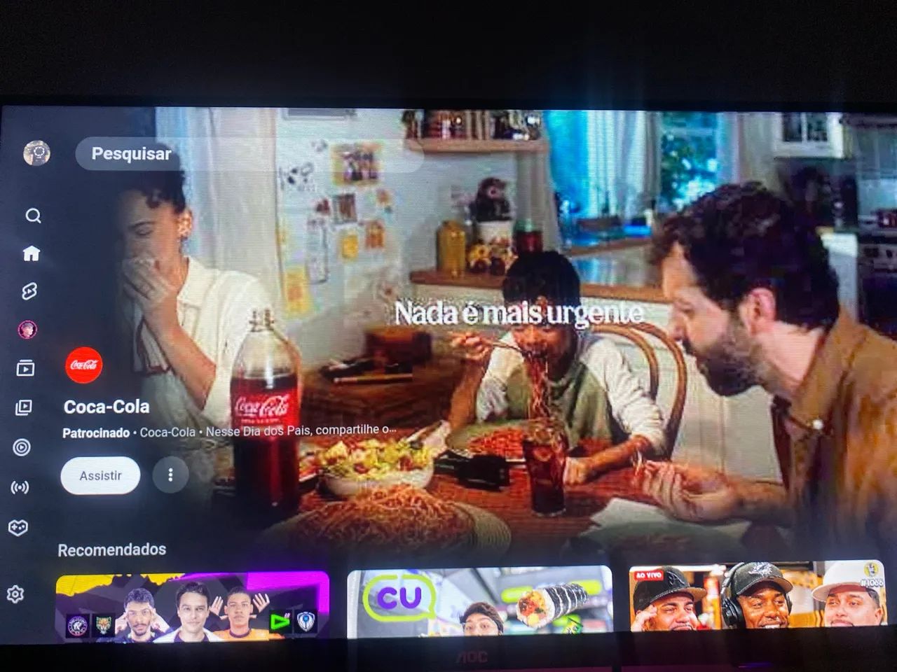 TV AOC ROKU TV 32 POLEGADAS - Foto 2