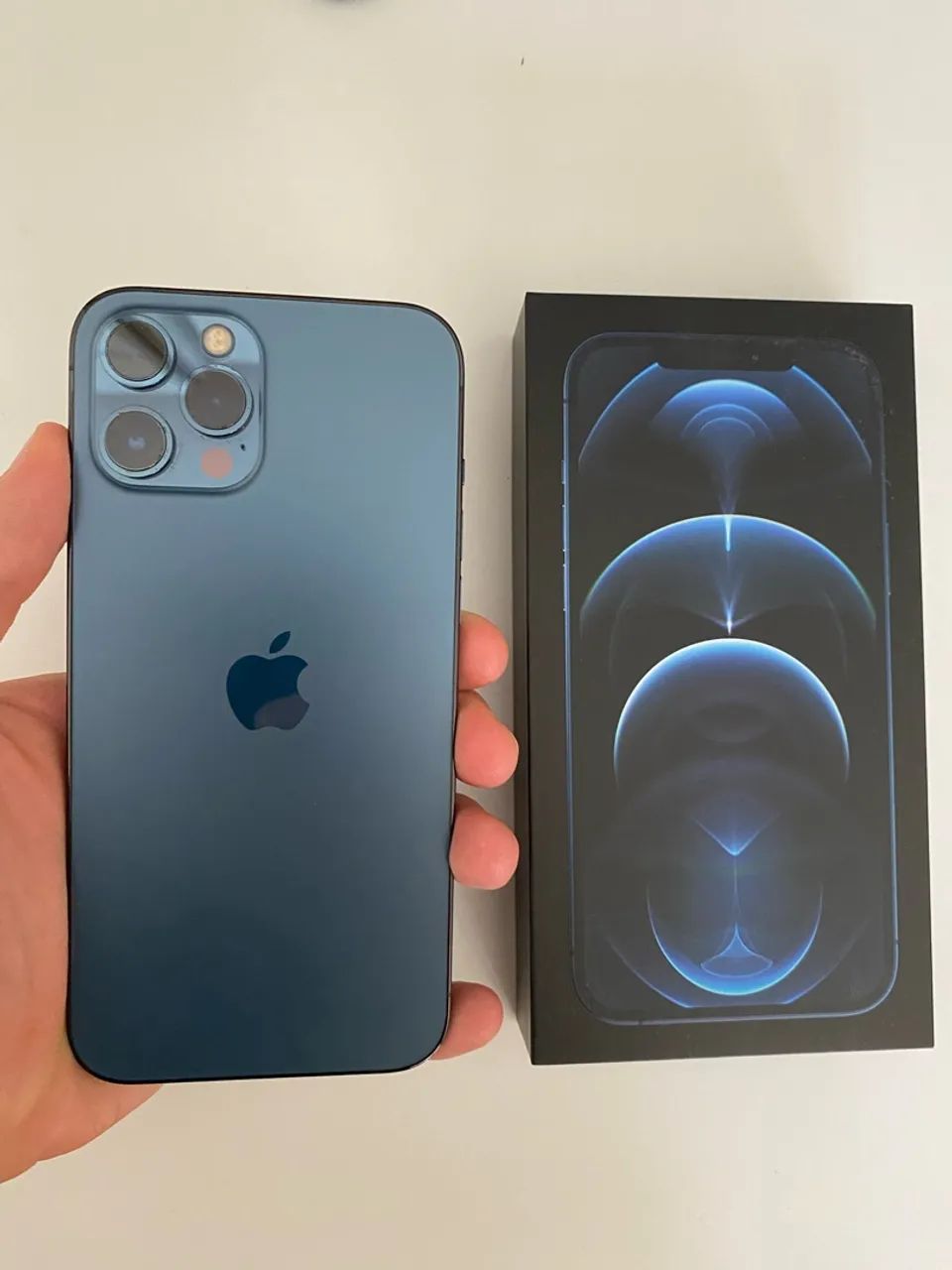iPhone 12 Pro Max 256GB Azul-Pacífico (Impecável + Caixa e Acessórios) - Foto 2