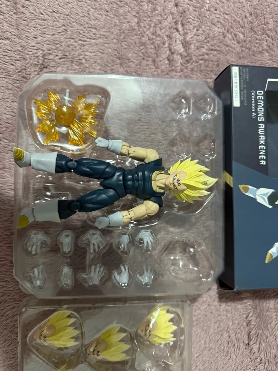Action figure Majin vegeta Black hole + head tonsen - Foto 2