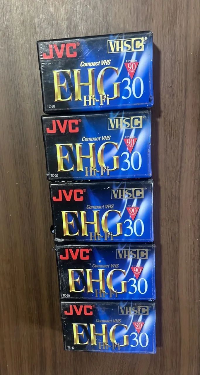 Lote de 5 VHSC EHG30 lacrados