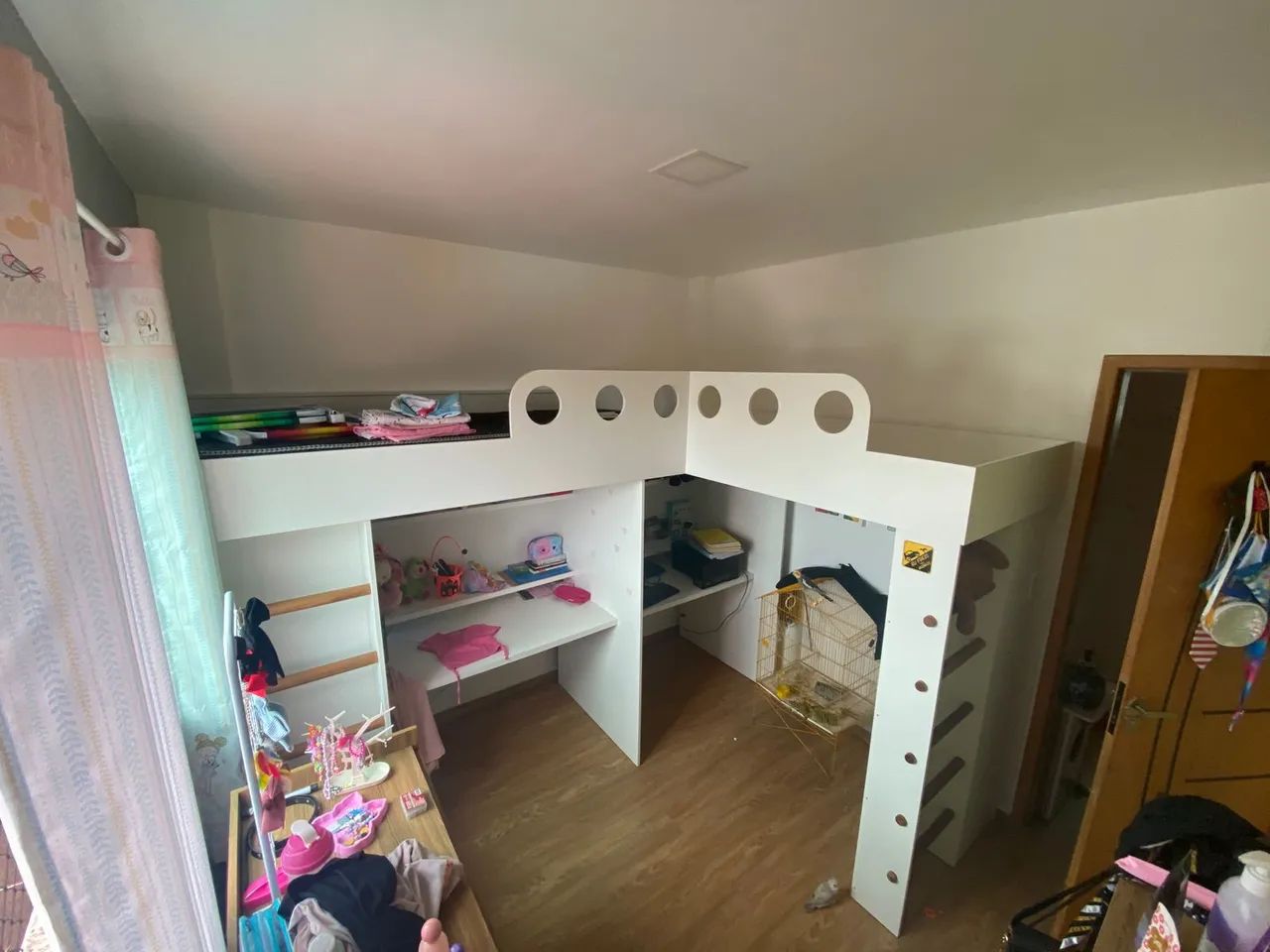2 beliche com mesa de estudo 