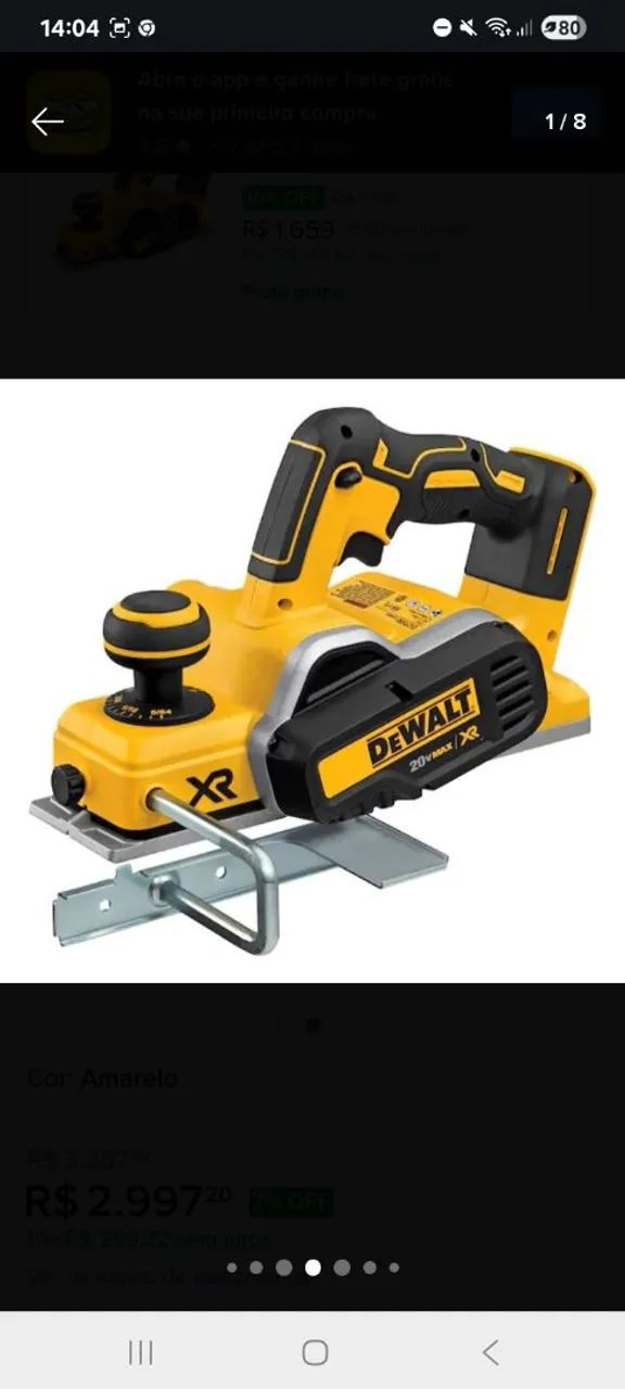 Combo Plaina 20V MAX - Foto 2