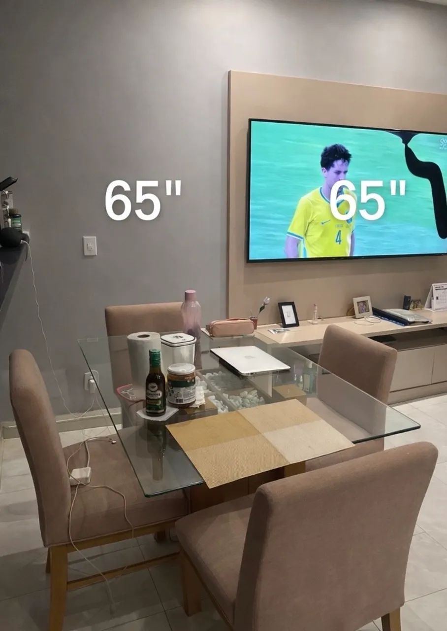 TV Smart 49 4K UHD Samsung -  peças / está funcionando - Foto 3