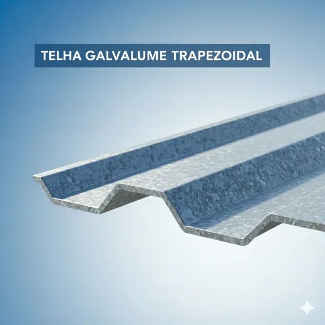 TELHA TRAPEZOIDAL GALVALUME