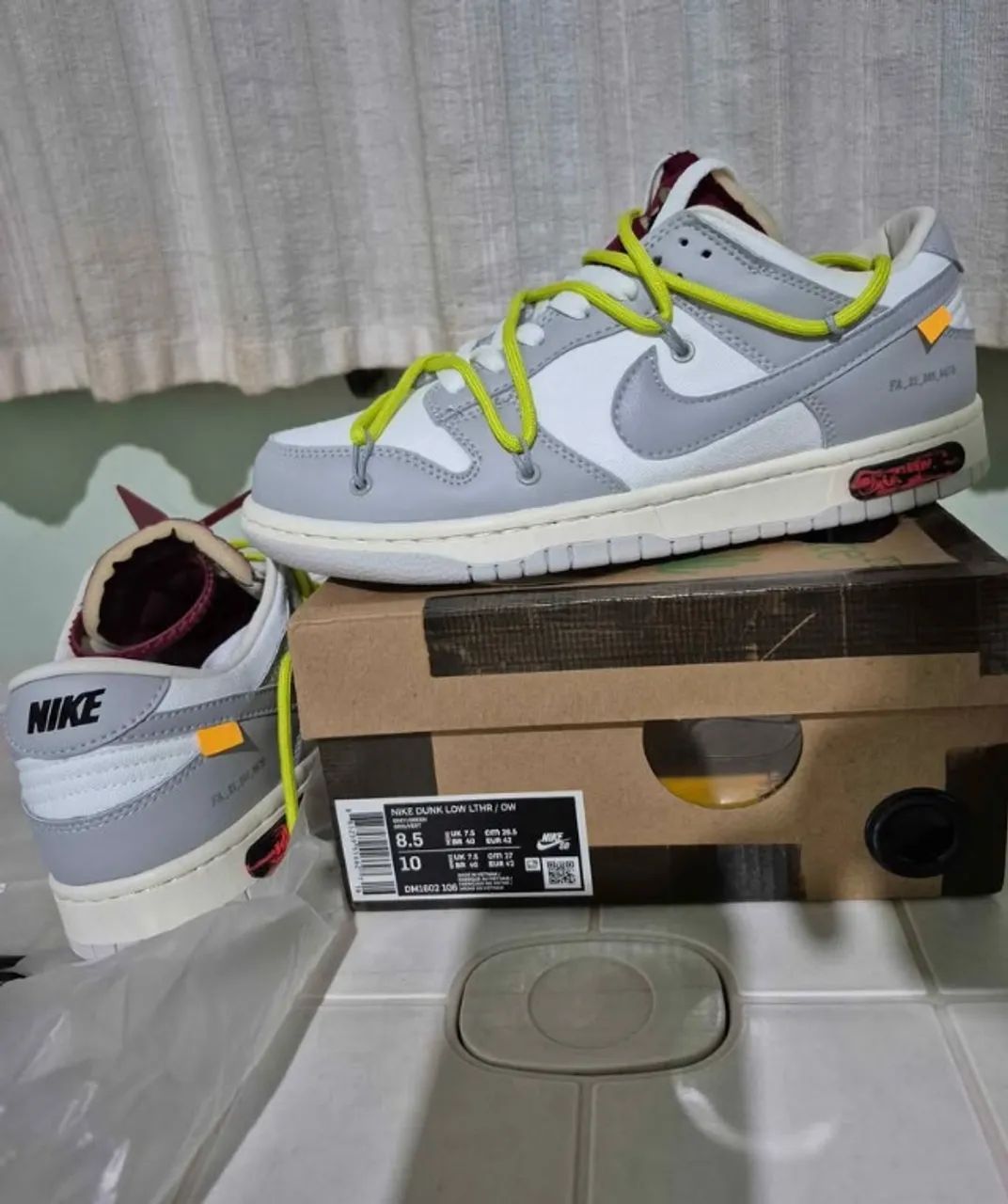 Sneaker Nike Dunk Low Off-White n 40 NOVO TOP - Foto 5