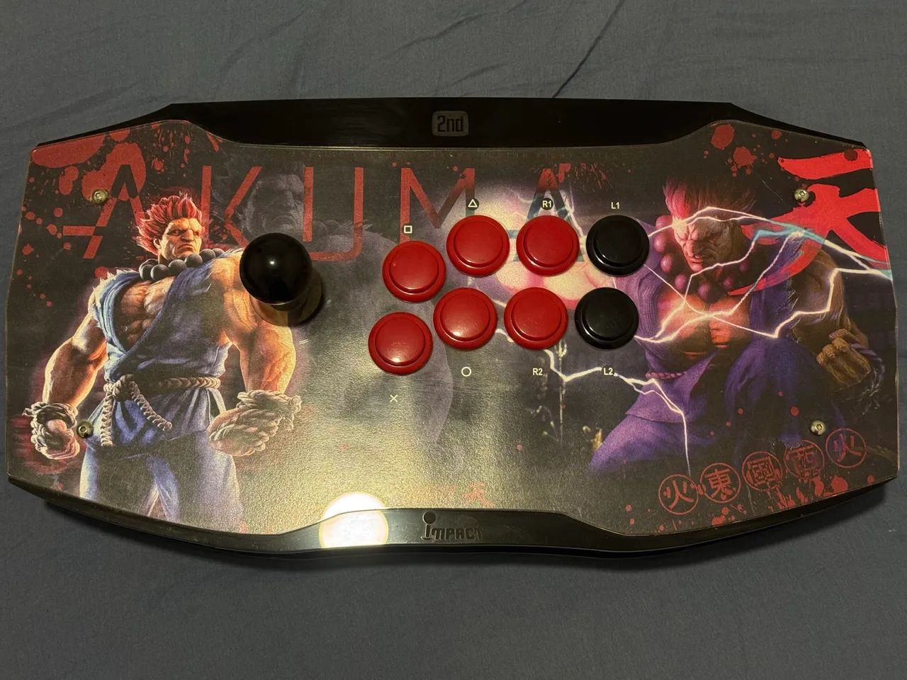 Controle Arcade Ps4/Ps3 e PC 2nd Impact
