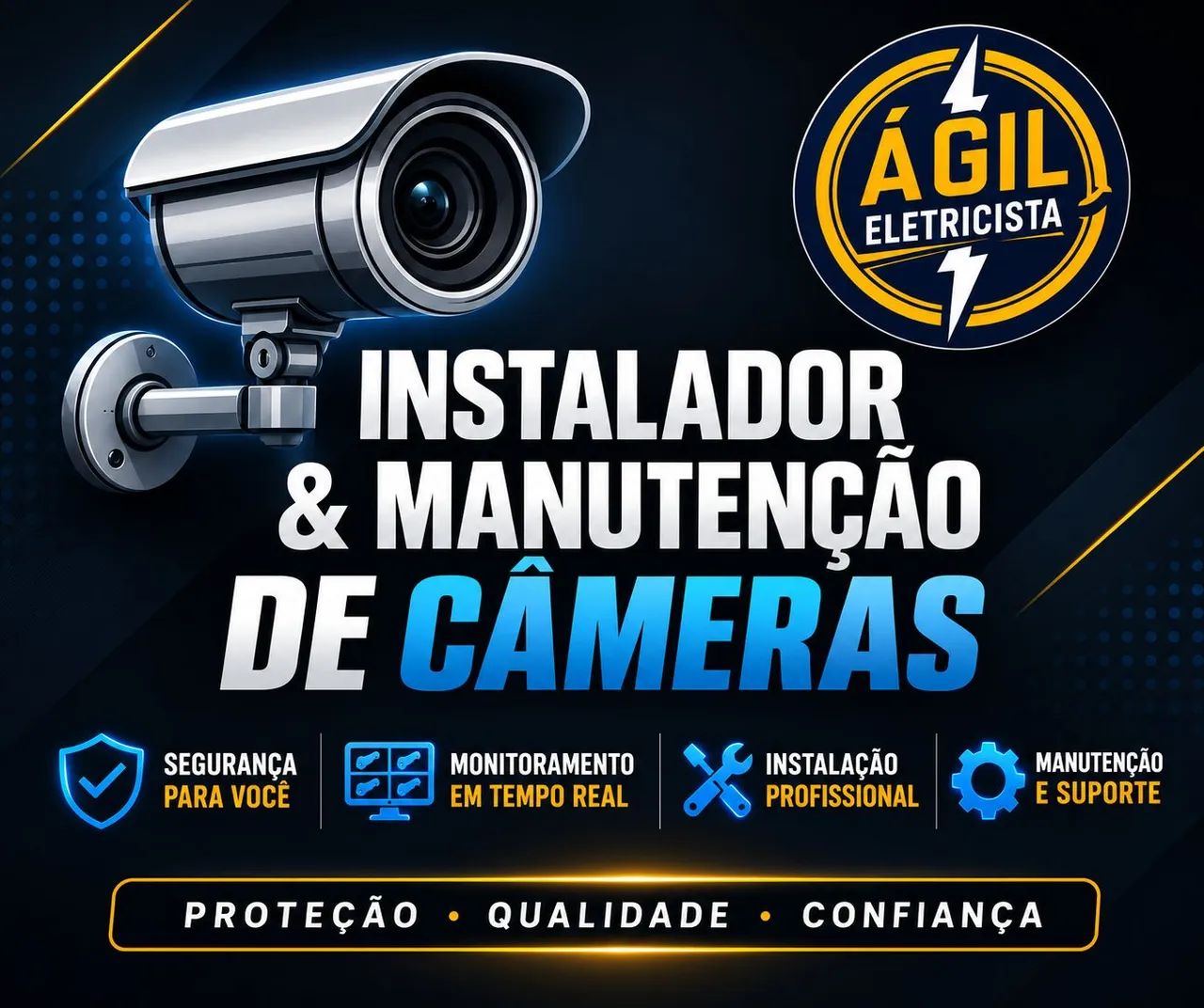 Instalação de câmera Segurança 