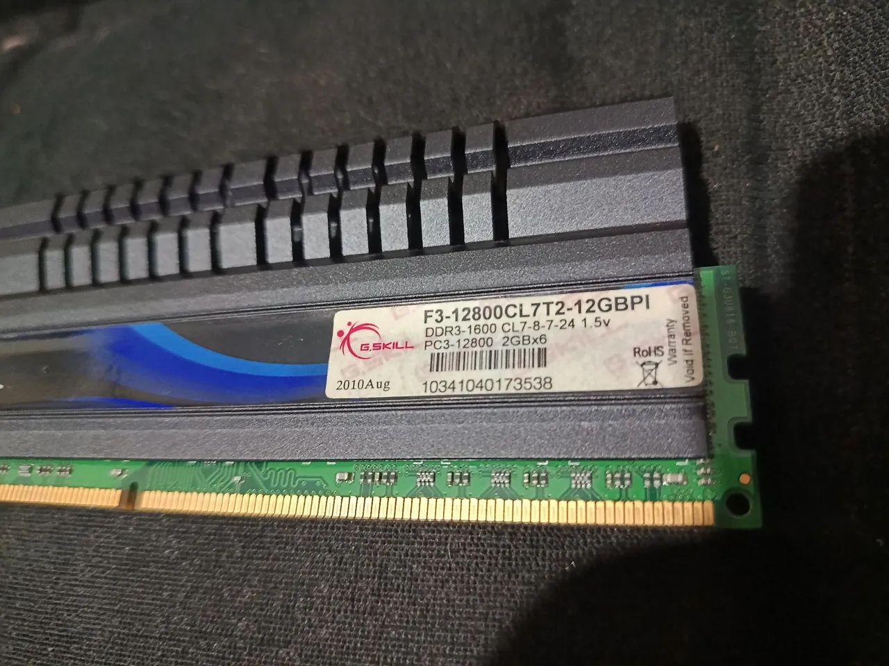 KIT 6 pentes GS.KILL 2GB DDR3 CL7 - Foto 3