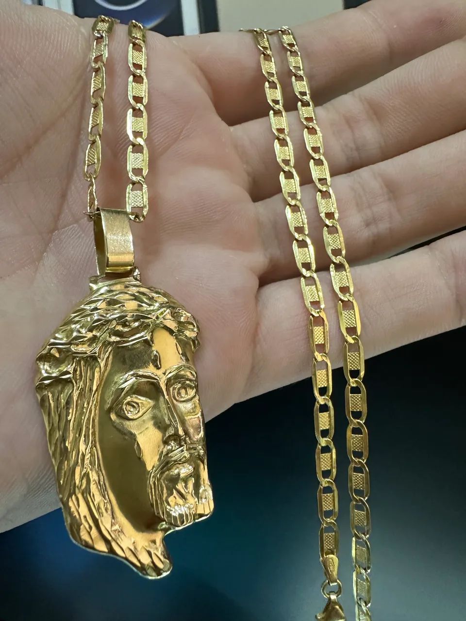 Corrente ouro 18k Piastrini