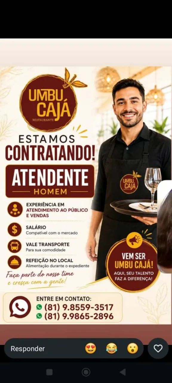 VAGAS EM ABERTO
