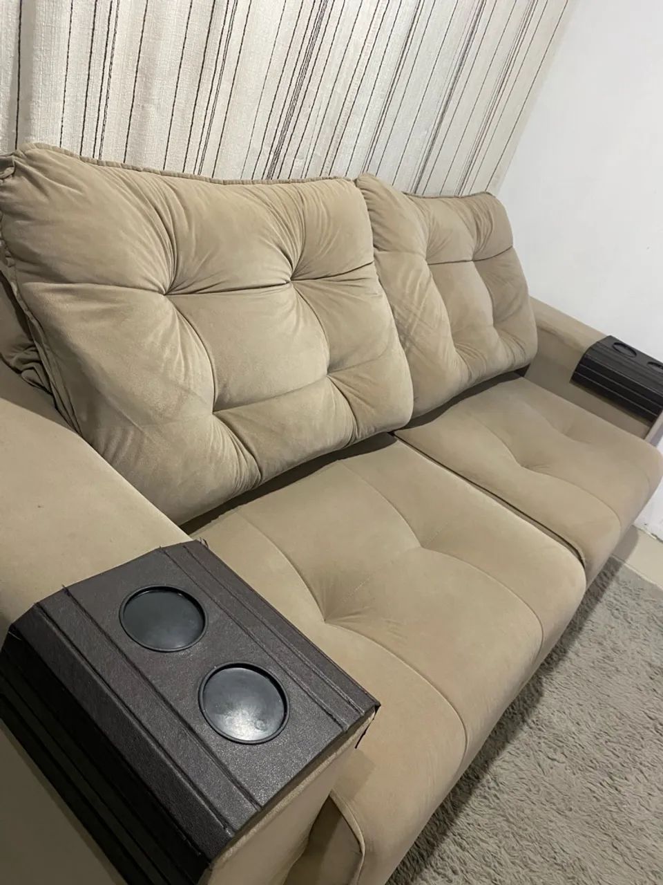 SOFÁ RETRÁTIL E RECLINÁVEL ENTREGO GRÁTIS  - Foto 4