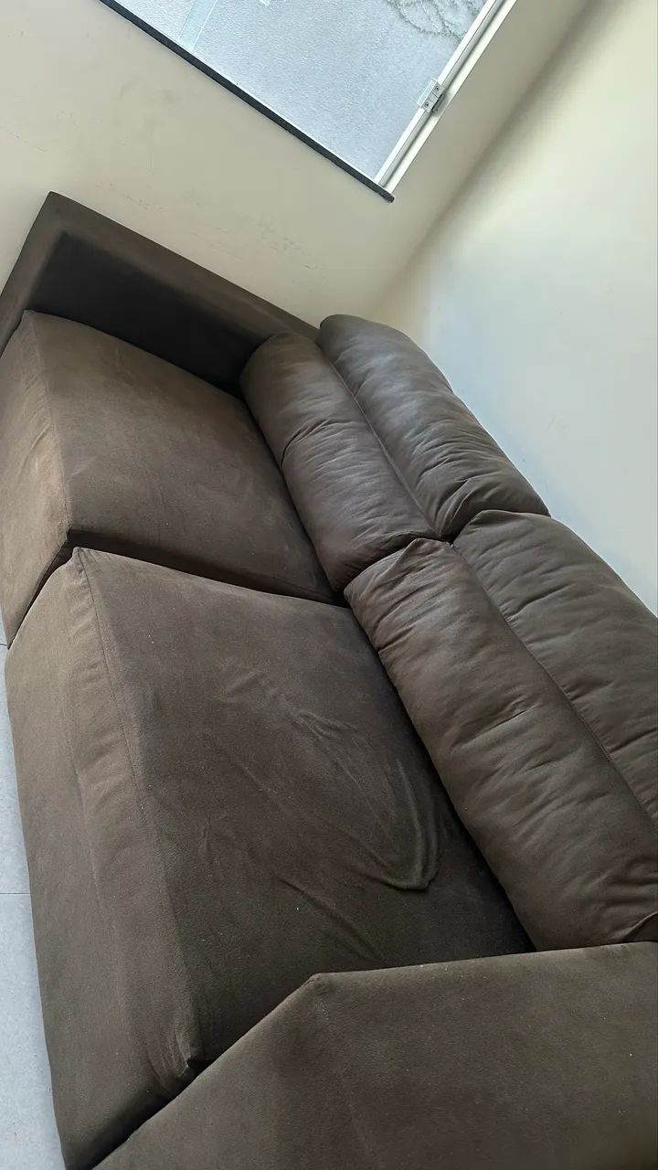 Sofá Retrátil Marrom  - Foto 2