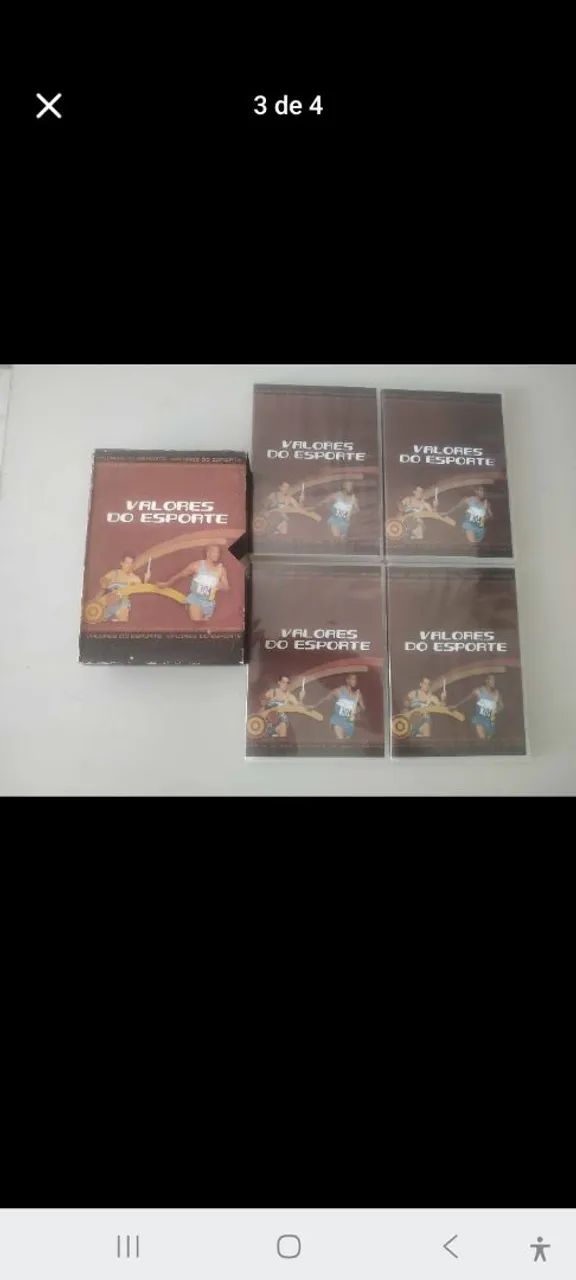Coleção dvds valores do esporte 