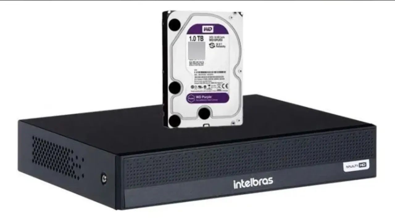 Hd De 1 Tera Sata Para Cftv Purple Western Digital Intelbras Cor Roxo - Foto 4