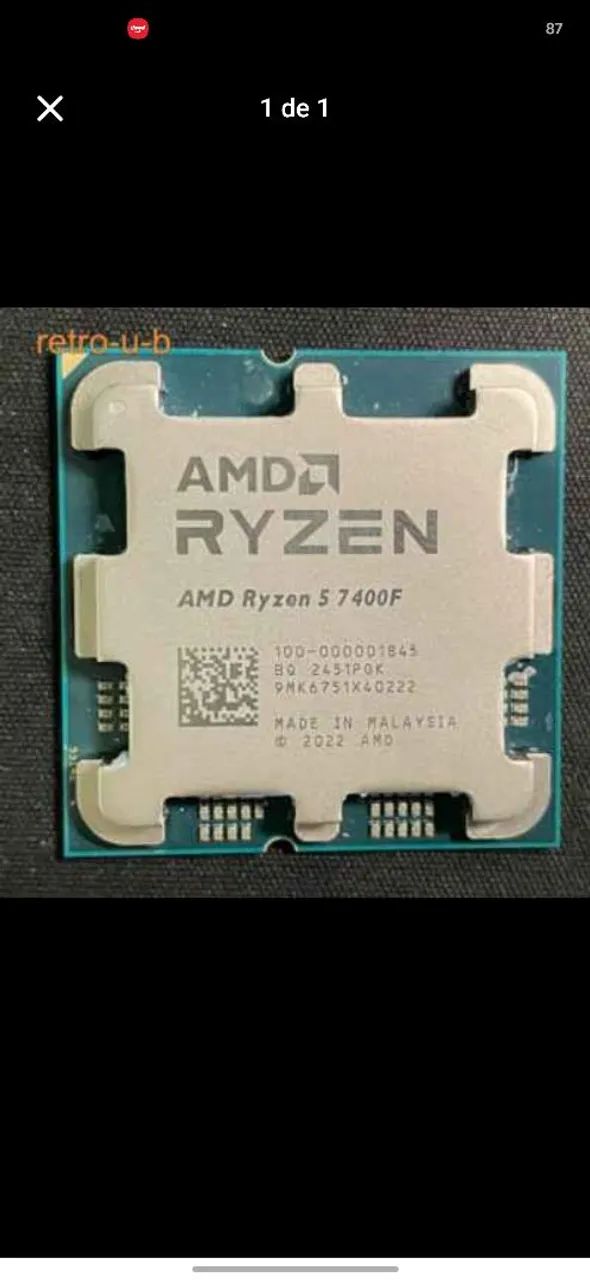Processador AMD Ryzen 5 7400F 6/12