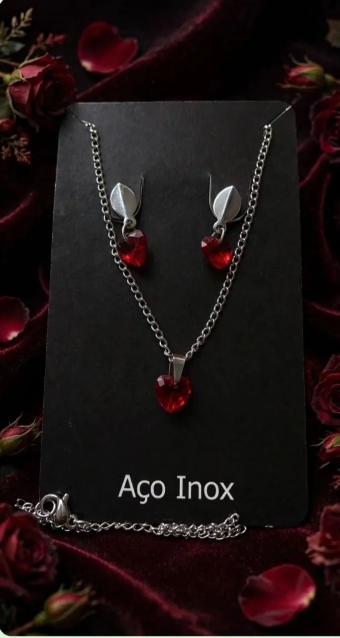 Conjunto feminino em aço inoxidável 316L - Foto 2
