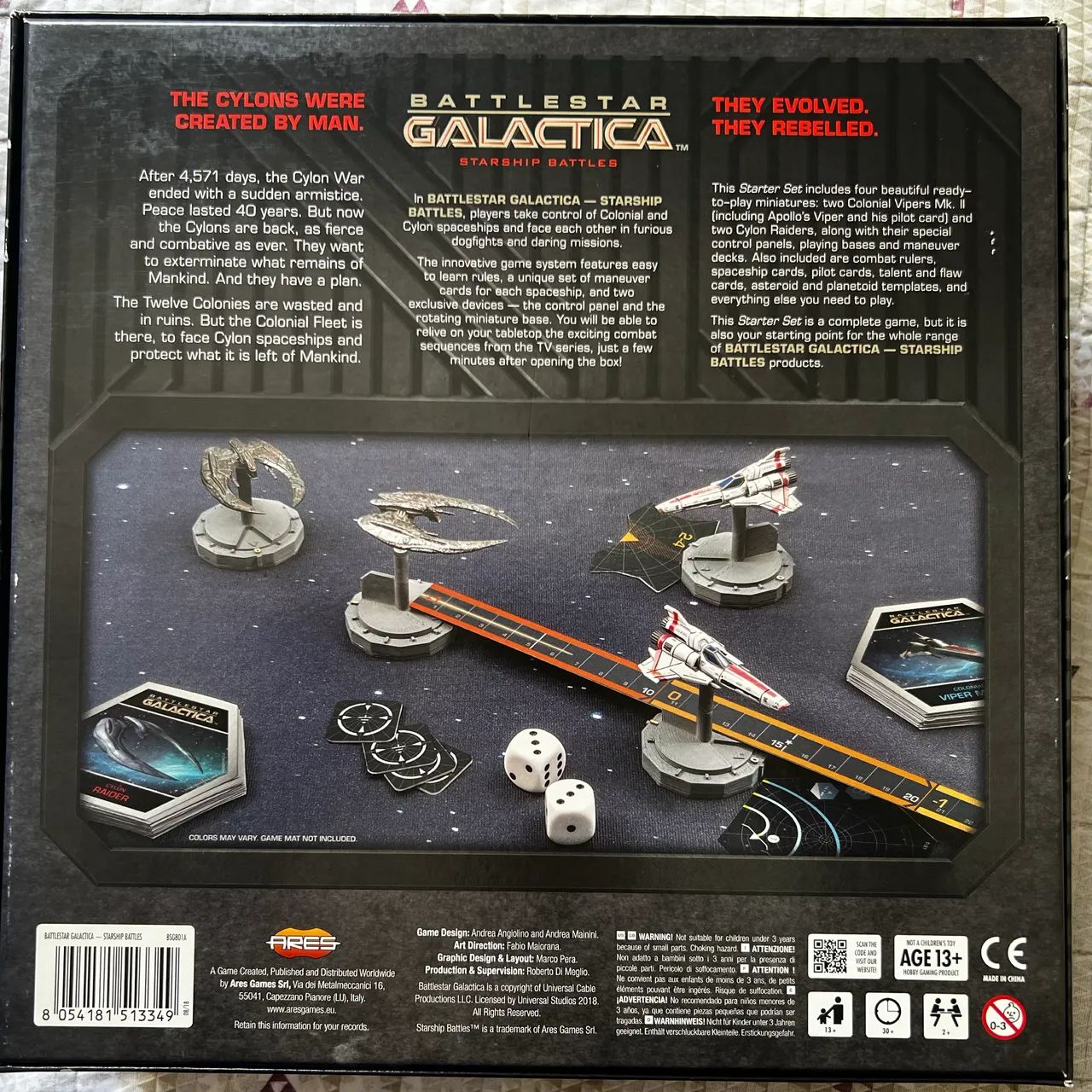Board Game Battlestar Galactica: Starship Battles - Foto 2