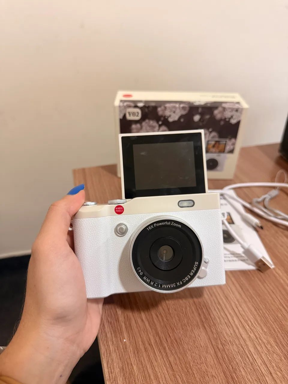 Câmera digital ccd nunca usada tela móvel 