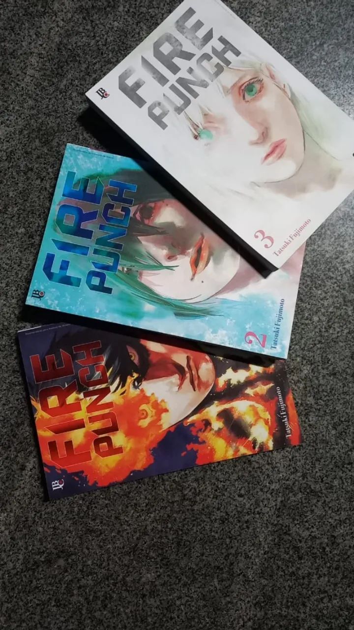 mangá fire punch, cap. 1, 2 e 3. R$20 cada