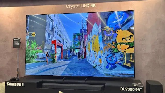 Smart TV  Samsung 98 Polegadas Lacrada DU9000 - Foto 3