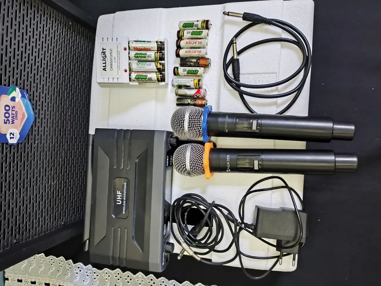 CAIXA AMPLIFICADA COM MICROFONES SEM FIO  - Foto 2