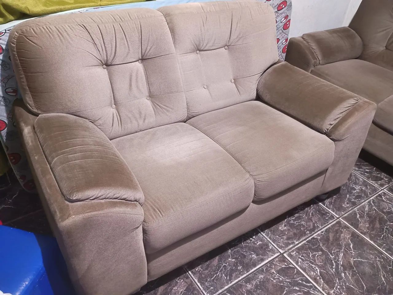 Jogo de Sofá Simples Sem Avarias - Tatuí  - Foto 4