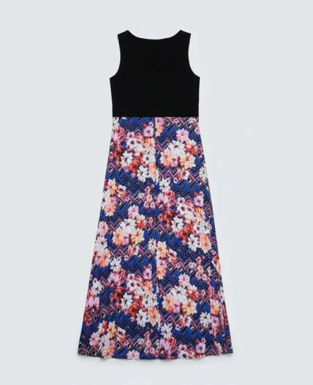 Vestido Preto e estampado Zinzane - Foto 2