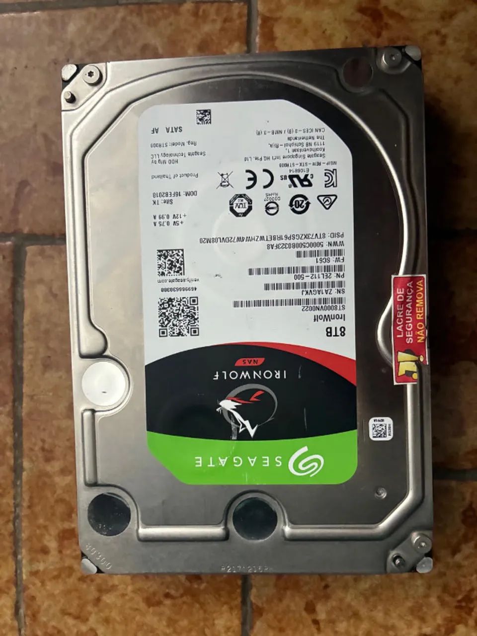 HD Sata Seagate Ironwolf 8tb NAS  - Foto 3