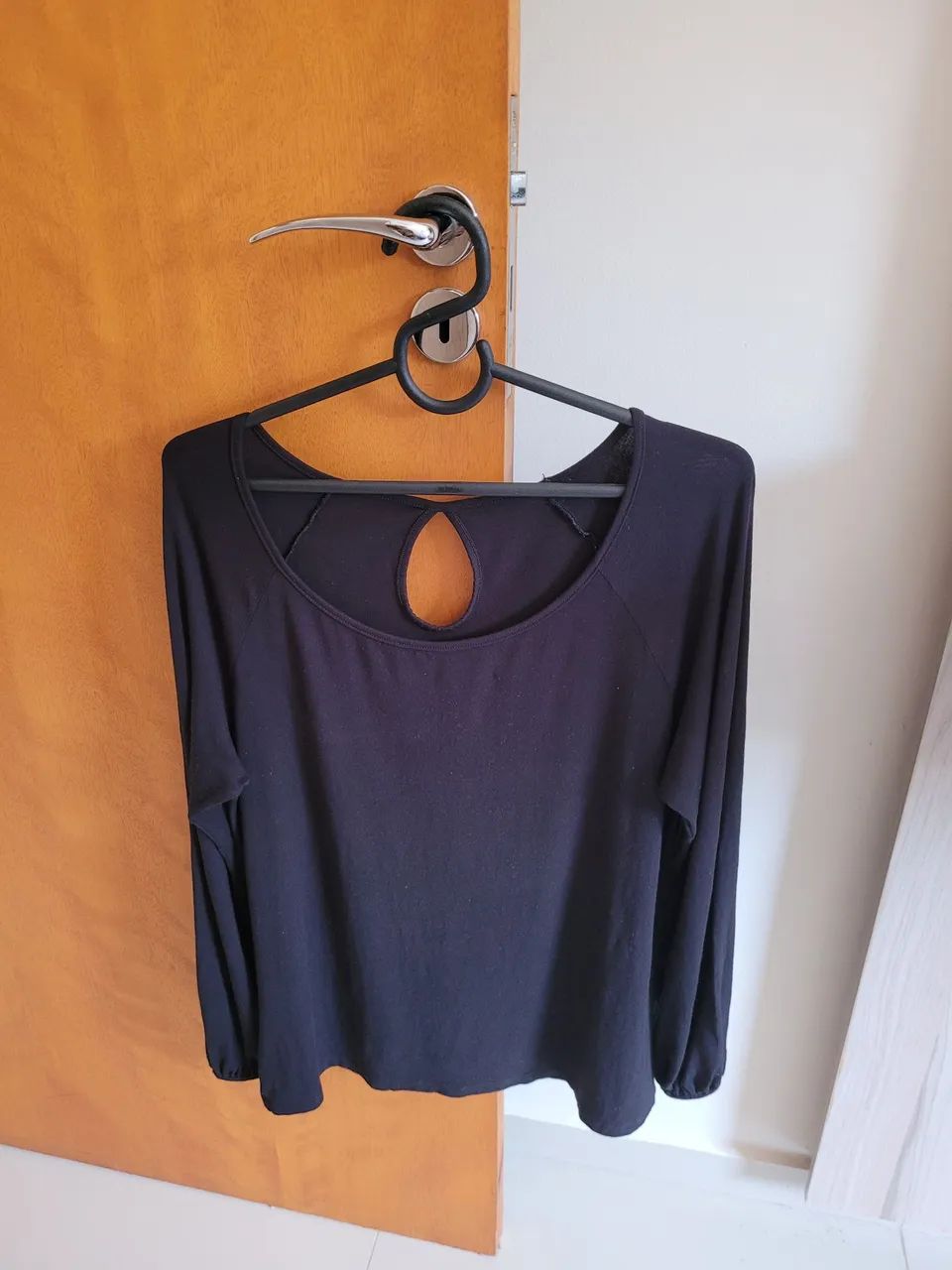 Blusa preta malha G