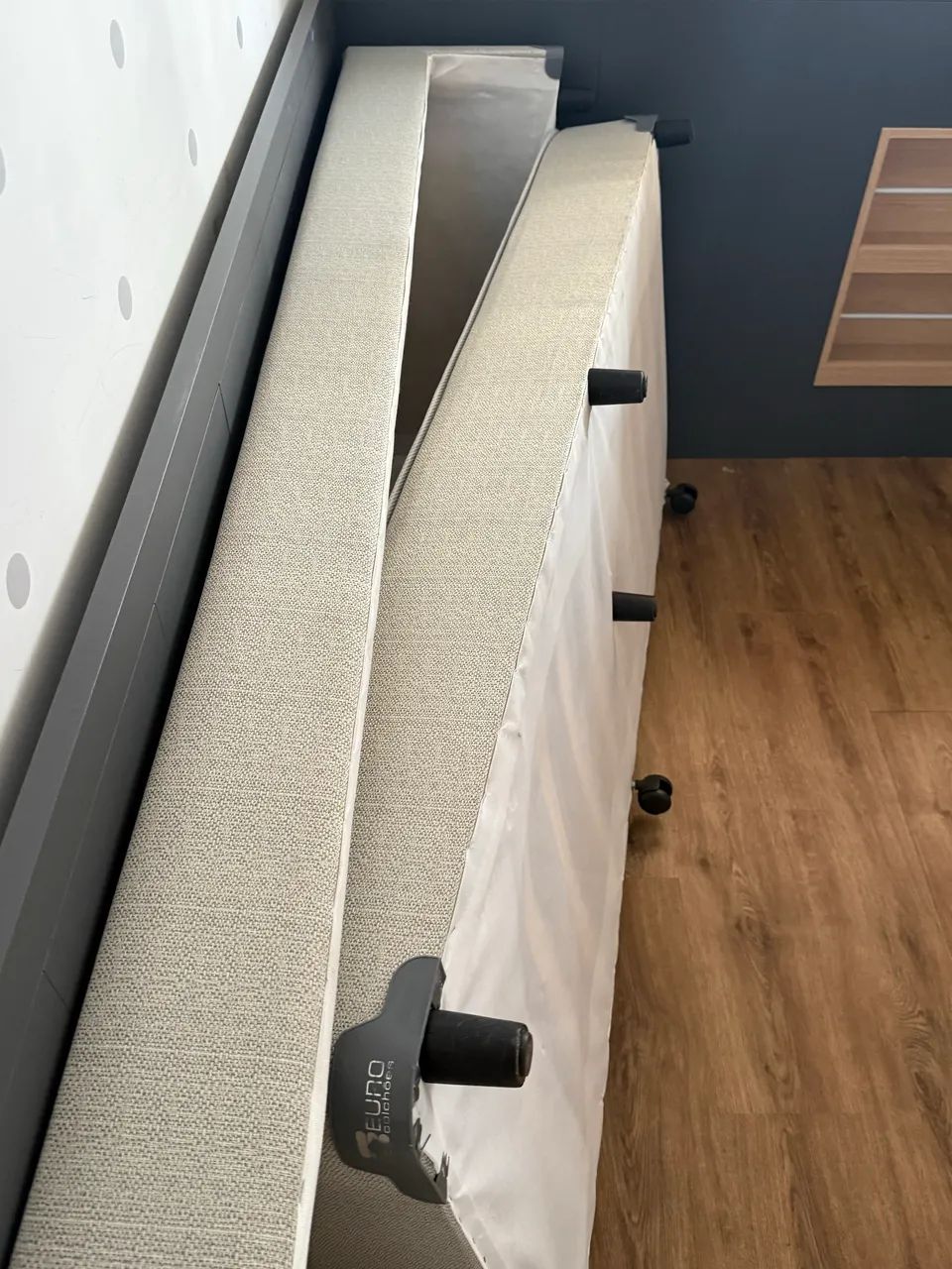 Cama solteiro euro colchões com auxiliar  - Foto 4