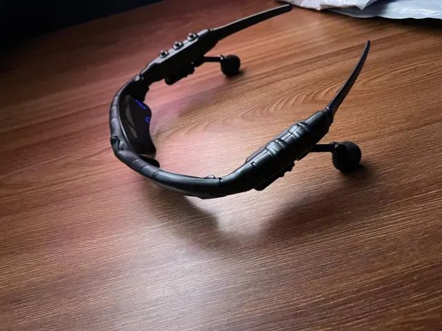 Óculos UV Esportivo Com Fone Bluetooth - Foto 2