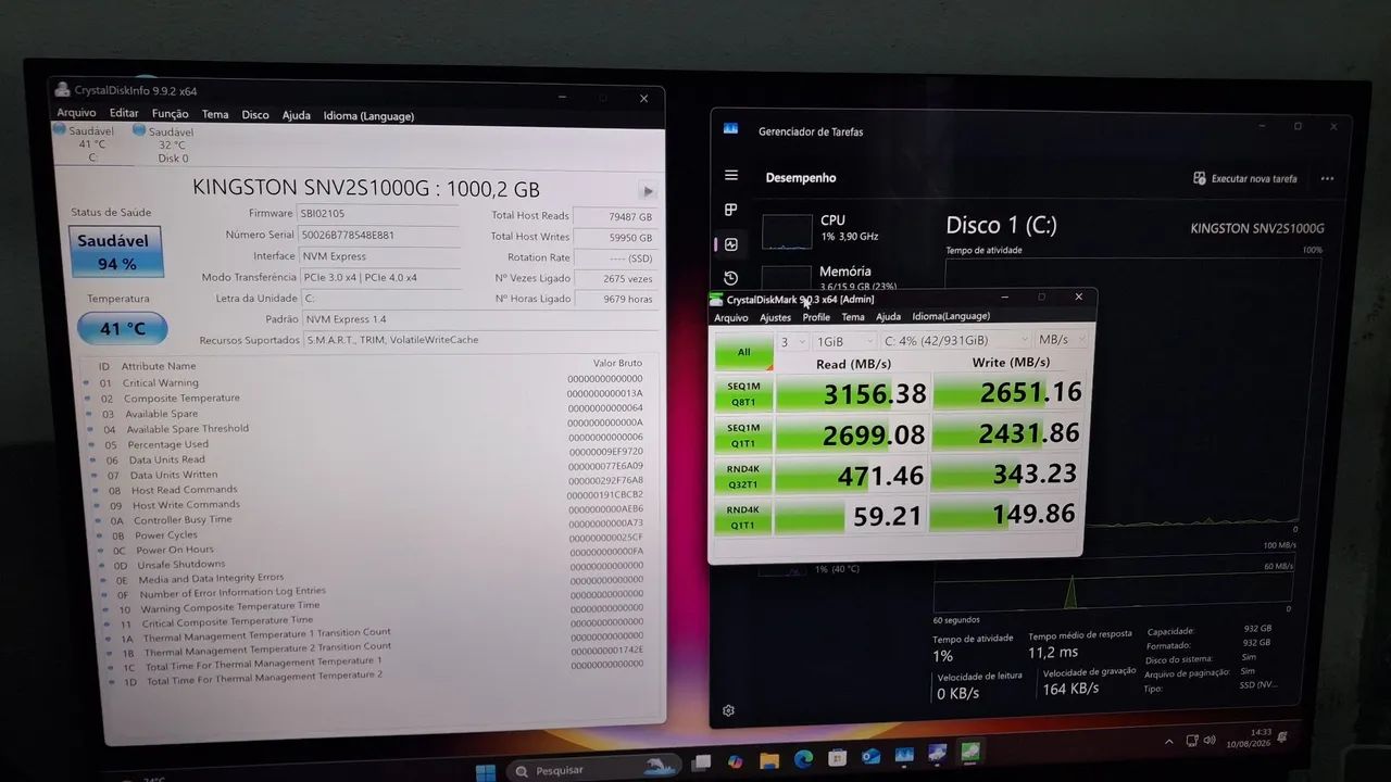 SSD 1TB KINGSTON NV2 M.2 NVME  - Foto 4
