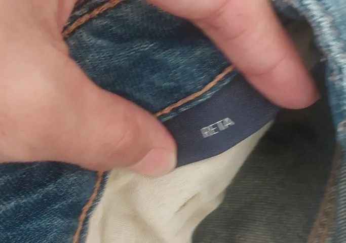 Calça jeans feminina POOL reta - Produto usado - Foto 4