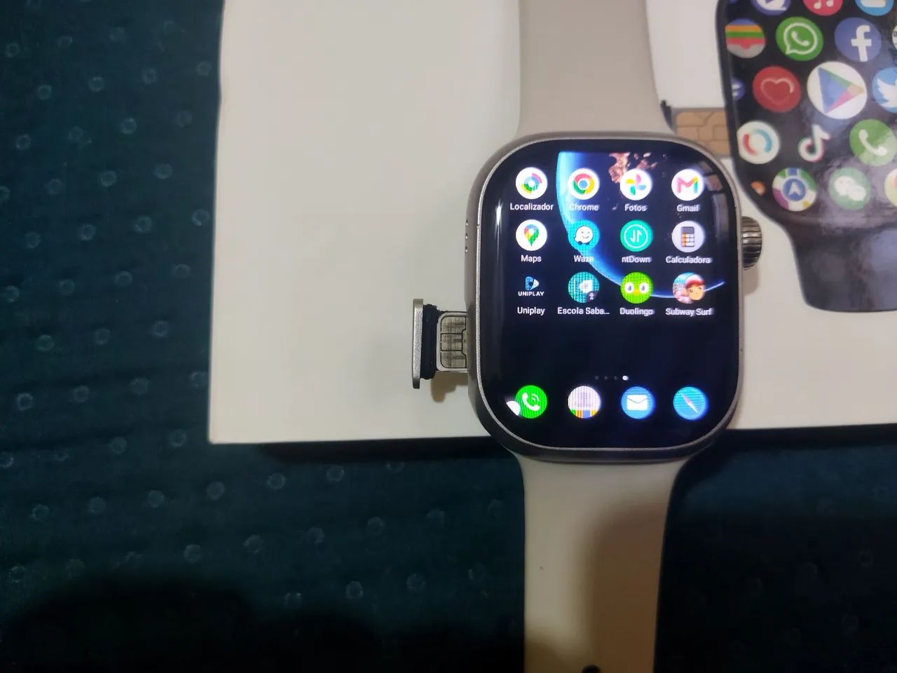 ? Smartwatch CD99 4G 64GB Android - Completo e Funcionando - Foto 4