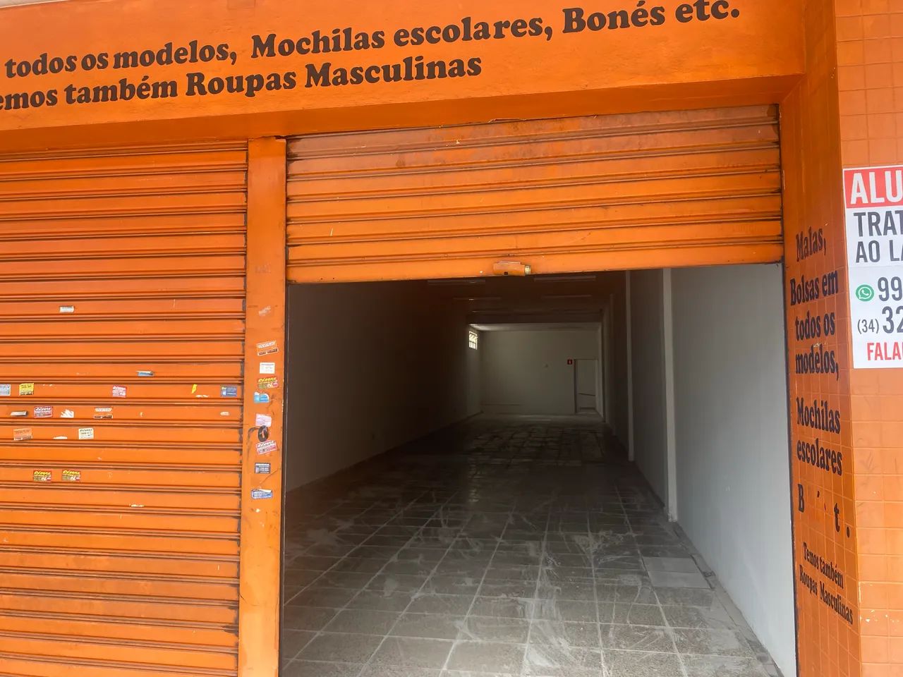 Aluga cômodo para loja, galpão?.