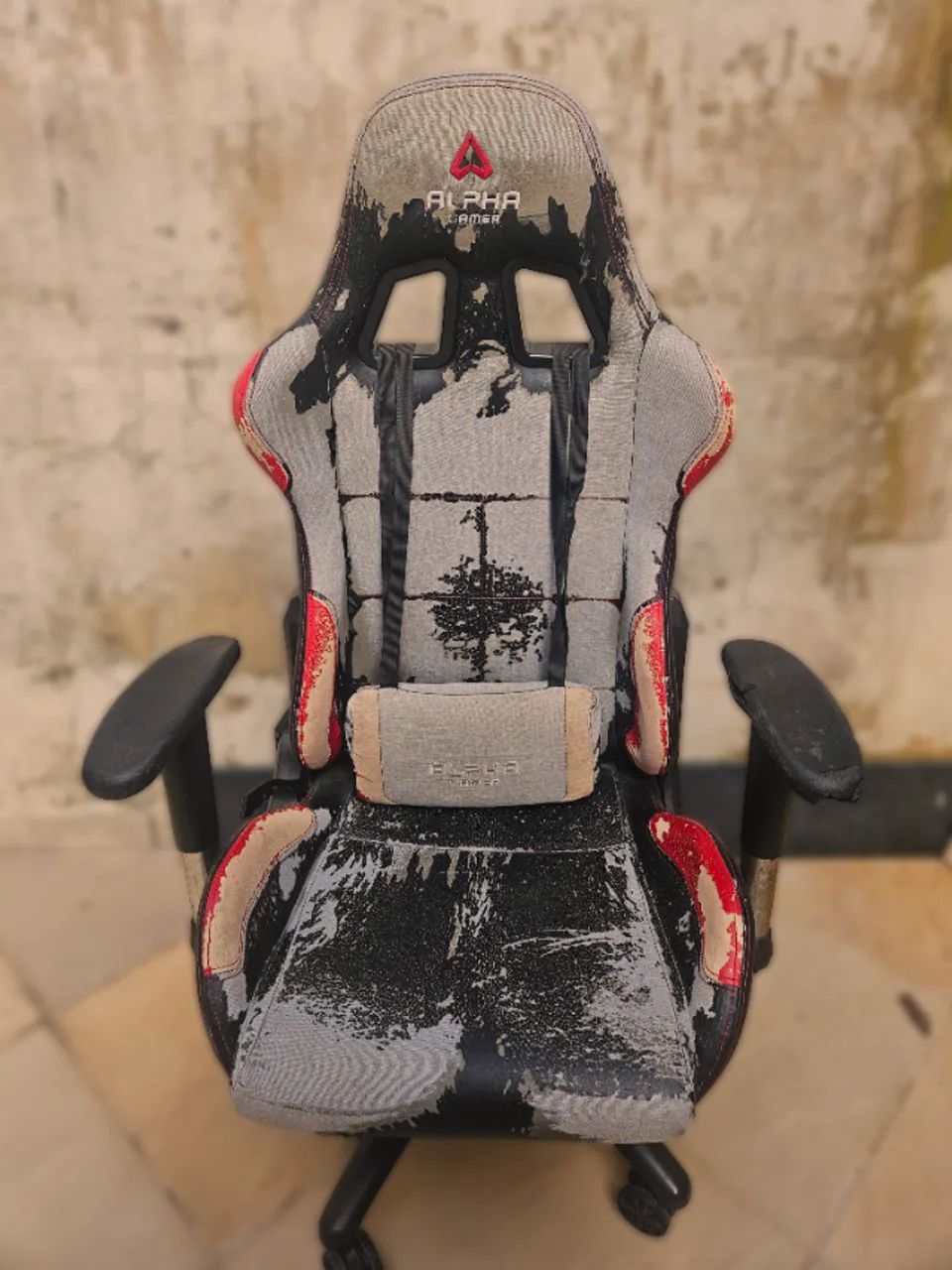 Cadeira Alpha Gamer para reforma. - Foto 3