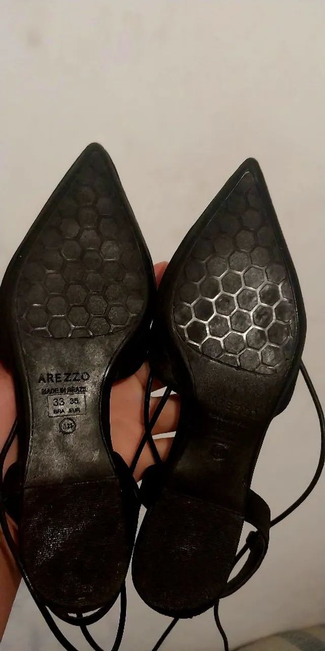 Sapatilha Slingback Mary Jane Arezzo original  - Foto 4