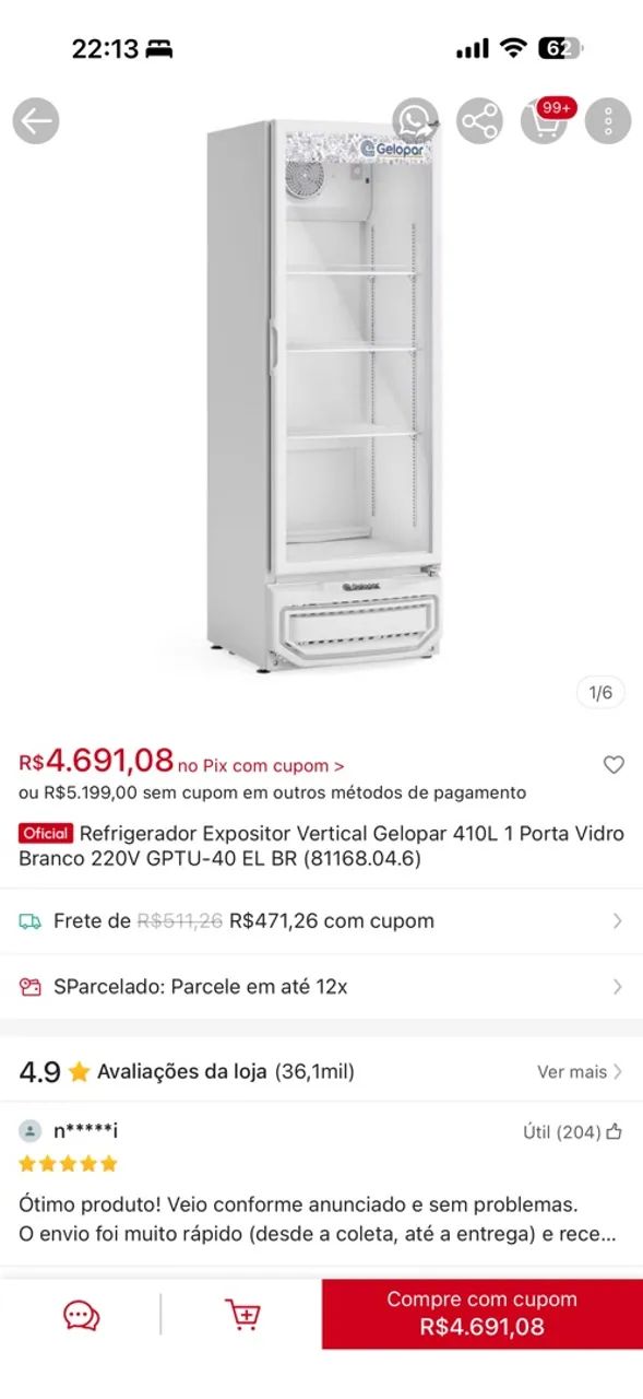 Expositor gelopar  - Foto 2