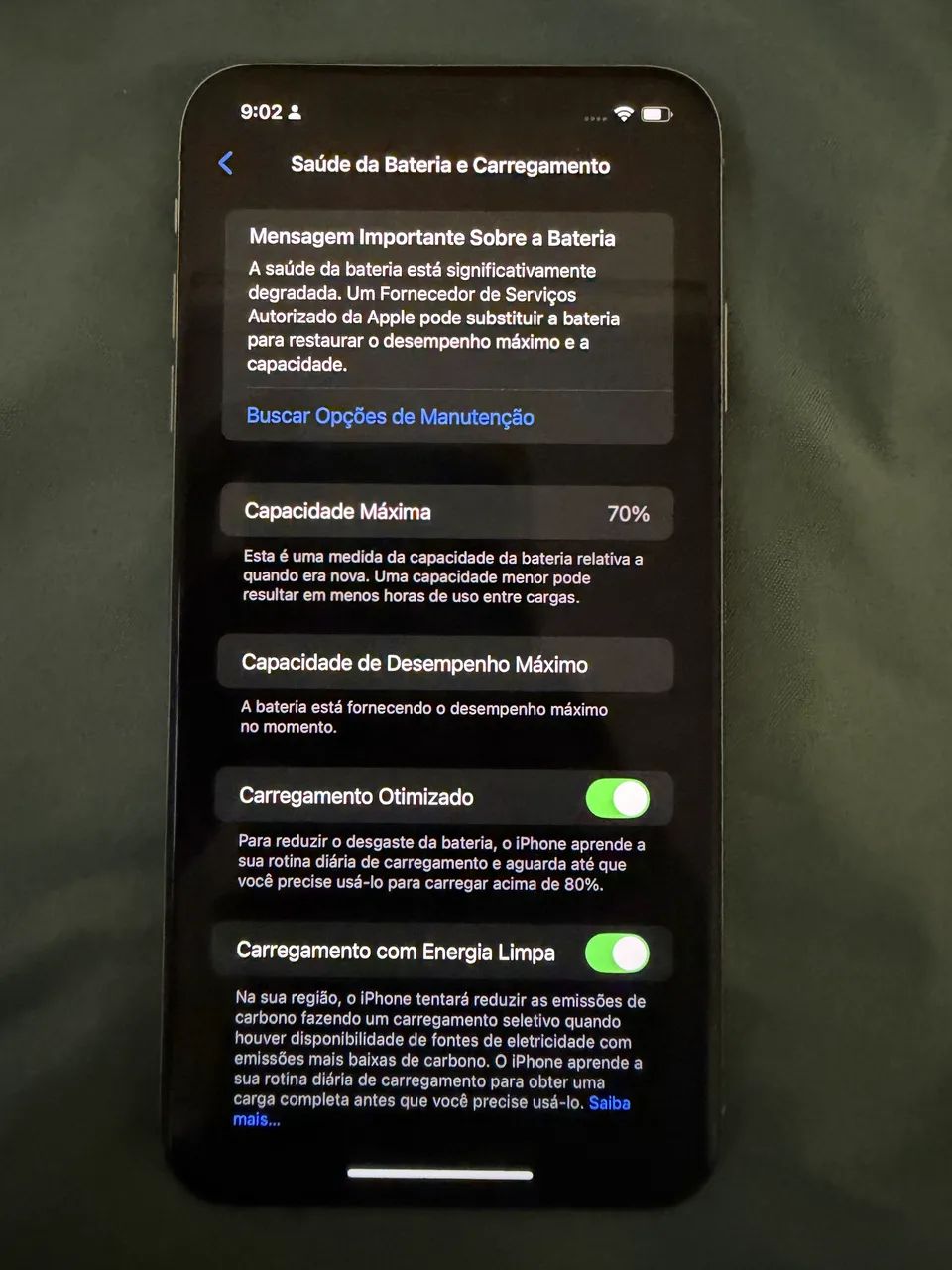iPhone XS Max 256 GB Branco - Face ID OK - Funcionando Normal