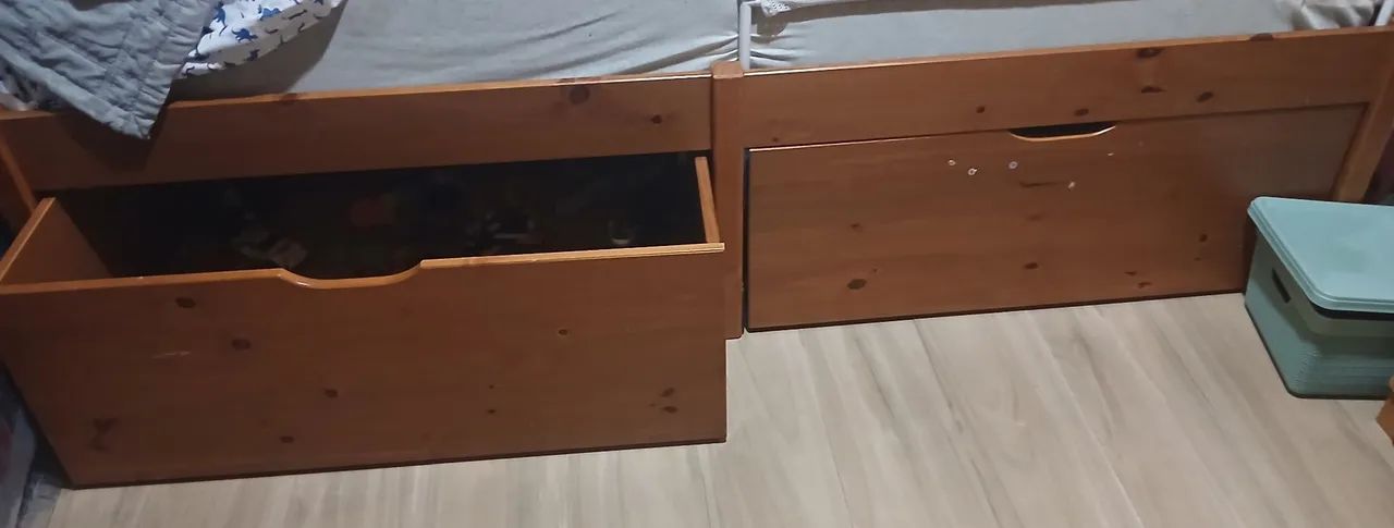 Cama de solteiro em madeira  - Foto 2