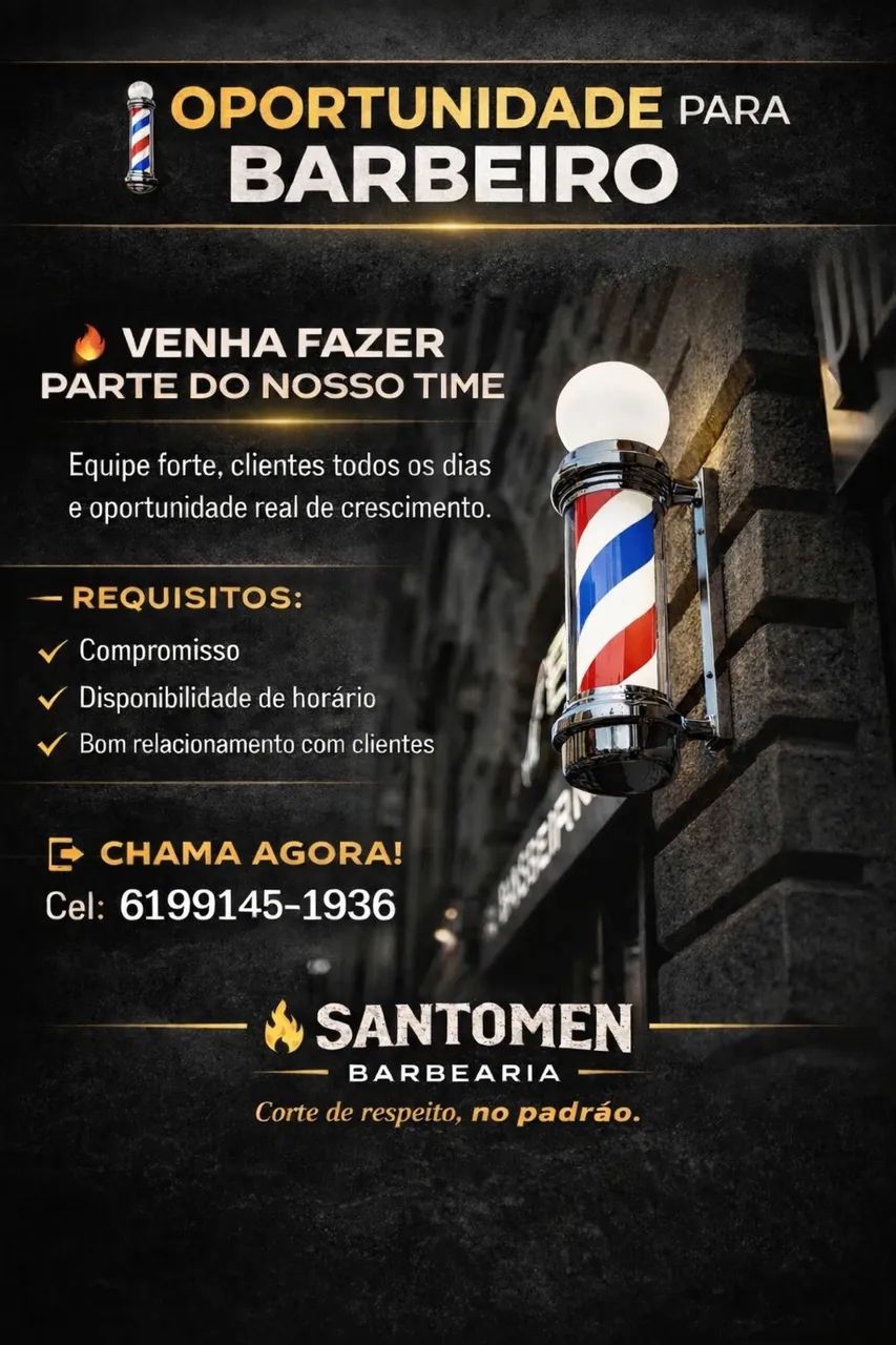Vagas para Barbeiros