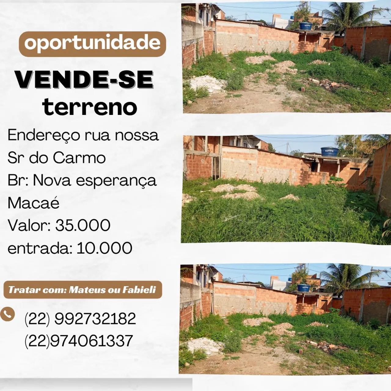 Vendo terreno 