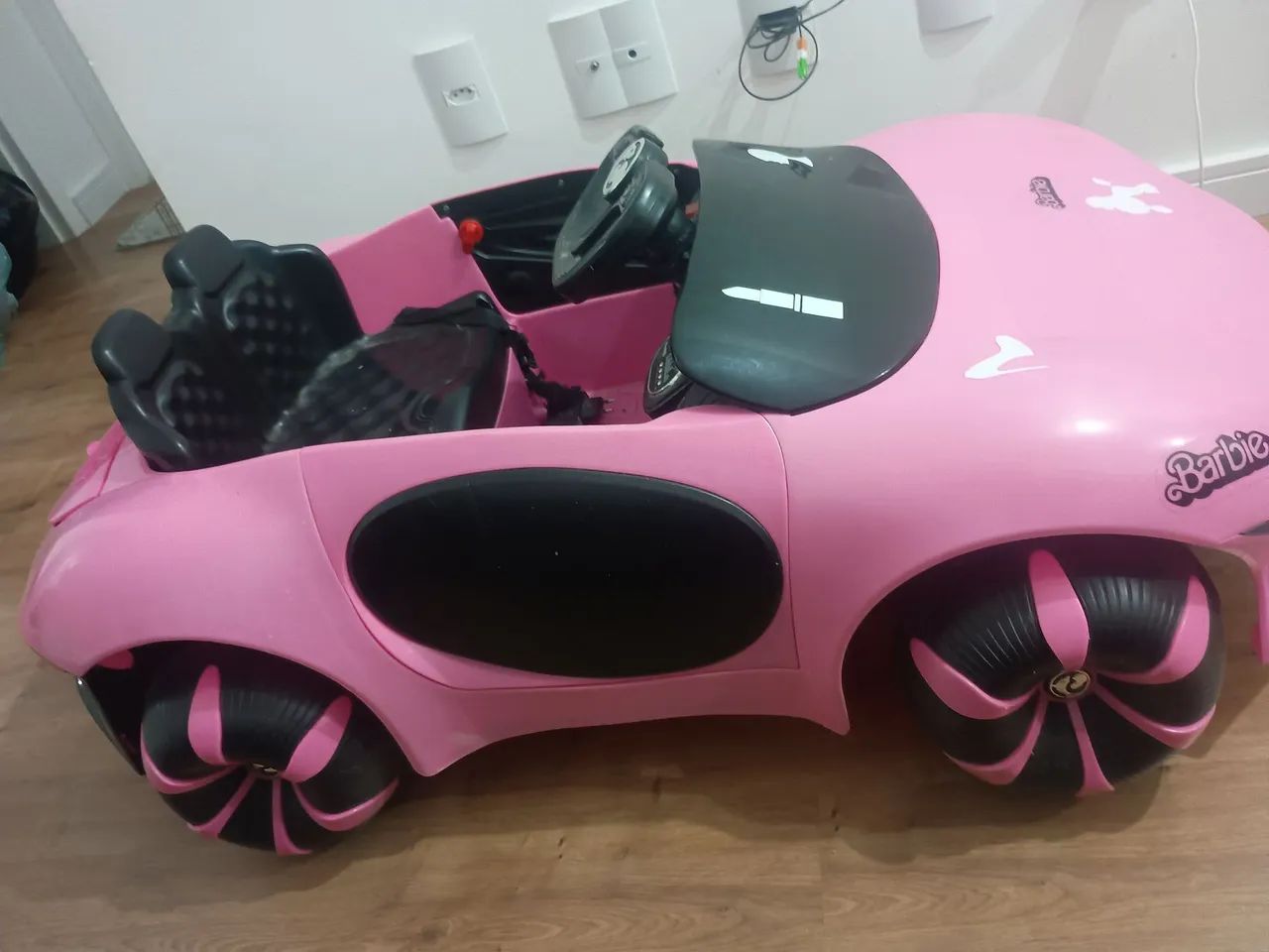 carrinho elétrico rosa  - Foto 2