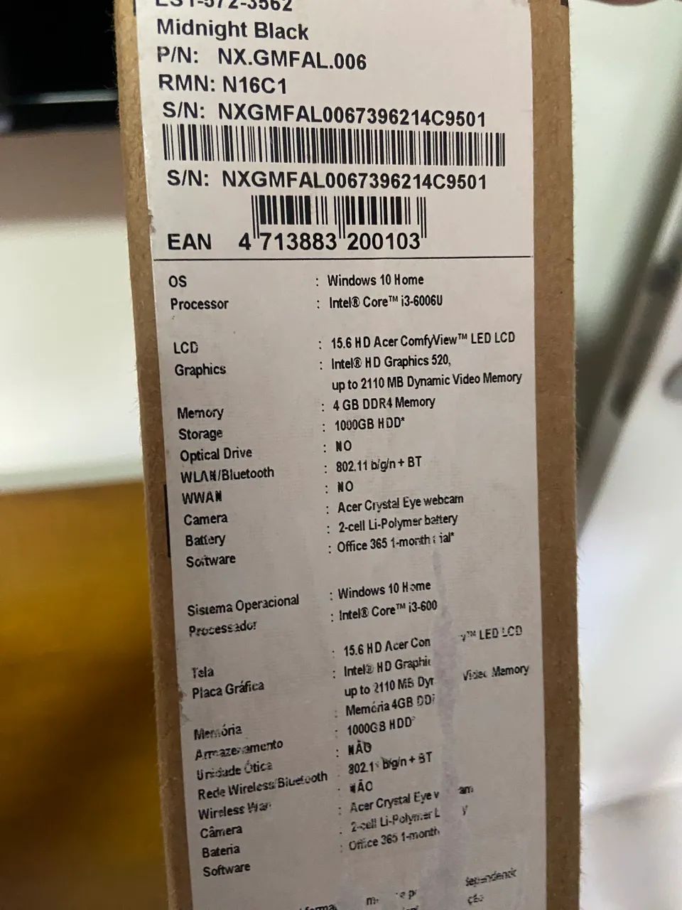 Notebook Acer aspire es1-572 - Foto 2