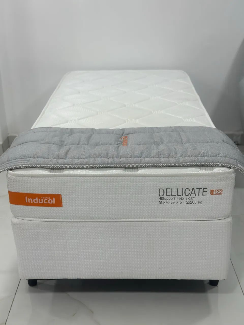 CAMA BOX MOLAS DELLICATE SOLTEIRO INDUCOL - Foto 3
