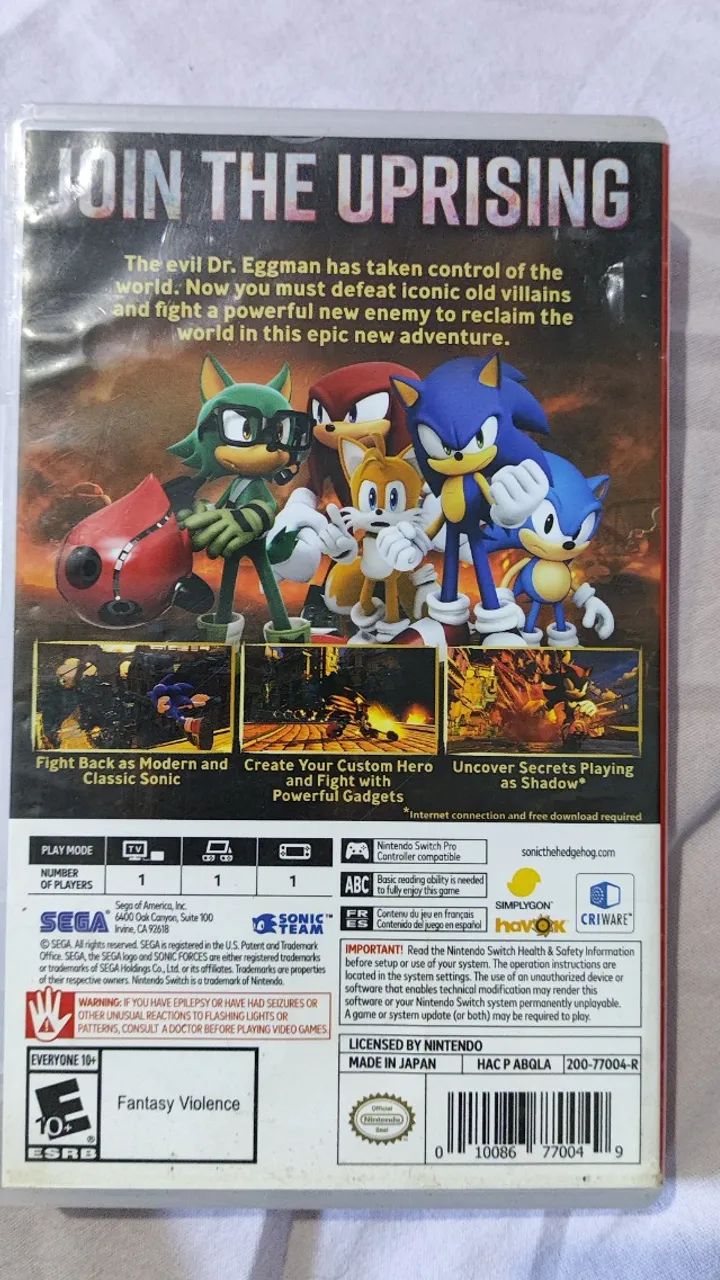 VENDO - Sonic Forces - Foto 3